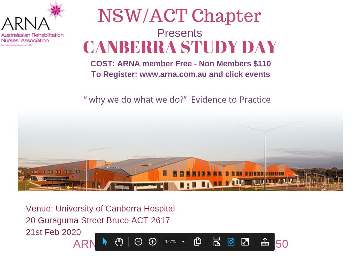 ARNA NSW/ACT | Canberra Study Day 2020