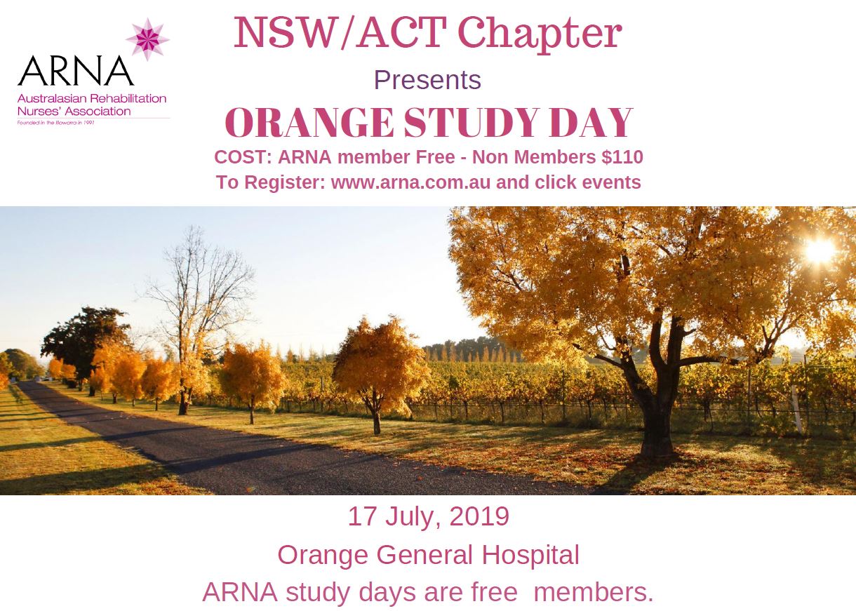 ARNA NSW/ACT | Orange Study Day - EVENT CANCELLED